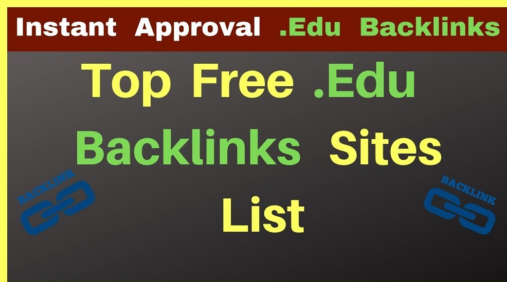 Edu and Gov Backlink List