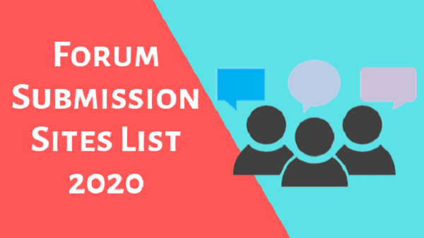 Forum Submission Sites List 2020