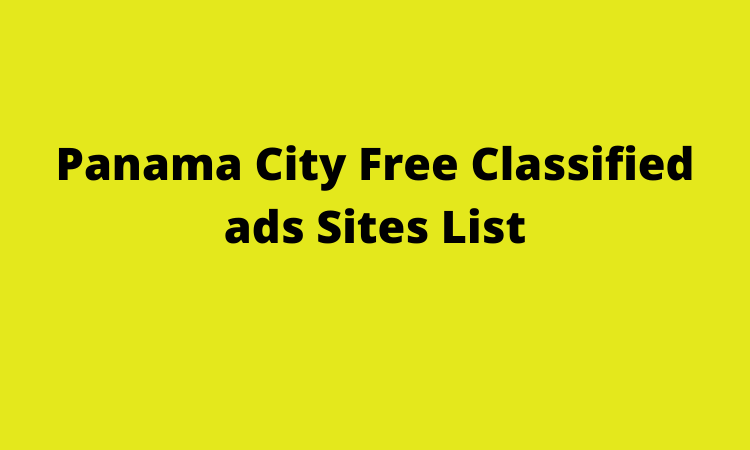 Panama City Free Classified ads Sites List